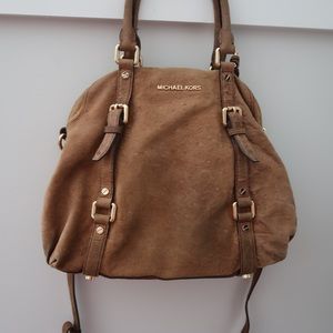 Michael Kors ostrich leather